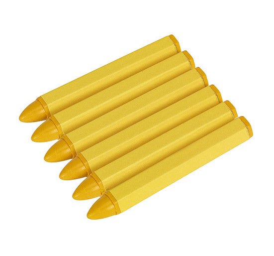 Sealey TST14 Tyre Marking Crayon - Yellow Pack of 6 - Tyre Fitting Equipment - SLY-19271 - Sealey Tools UK - Trade Counter Direct