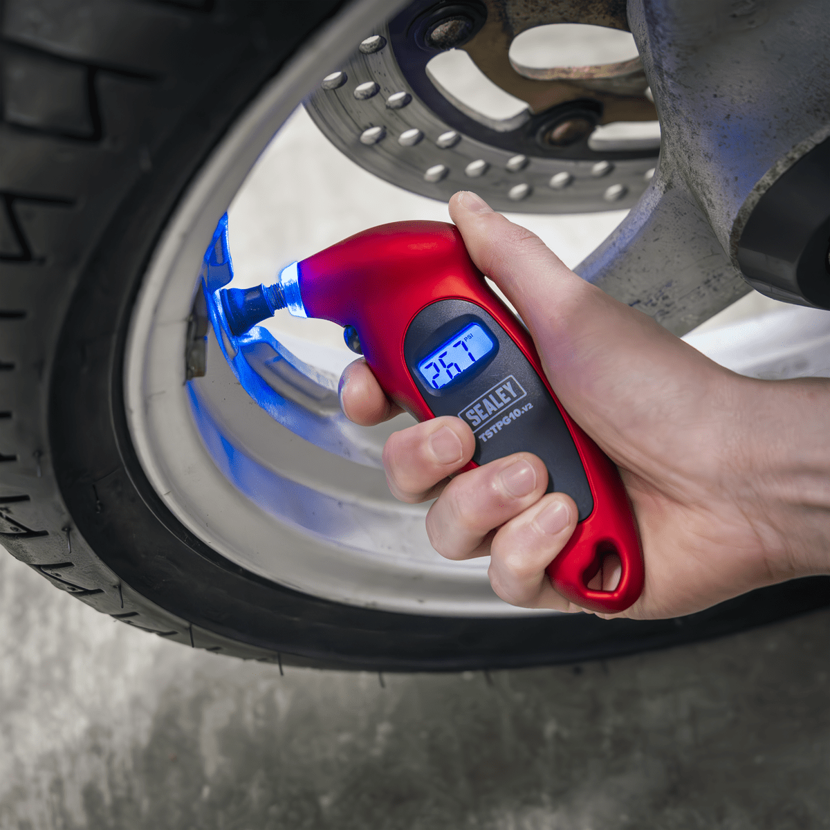Sealey TSTPG10 Digital Tyre Pressure Gauge - TSTPG10 - Sealey Tools UK - Trade Counter Direct
