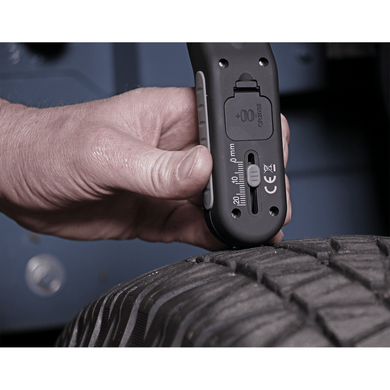 Sealey TSTPG11 Digital Tyre Pressure & Tread Depth Gauge - TSTPG11 - Sealey Tools UK - Trade Counter Direct