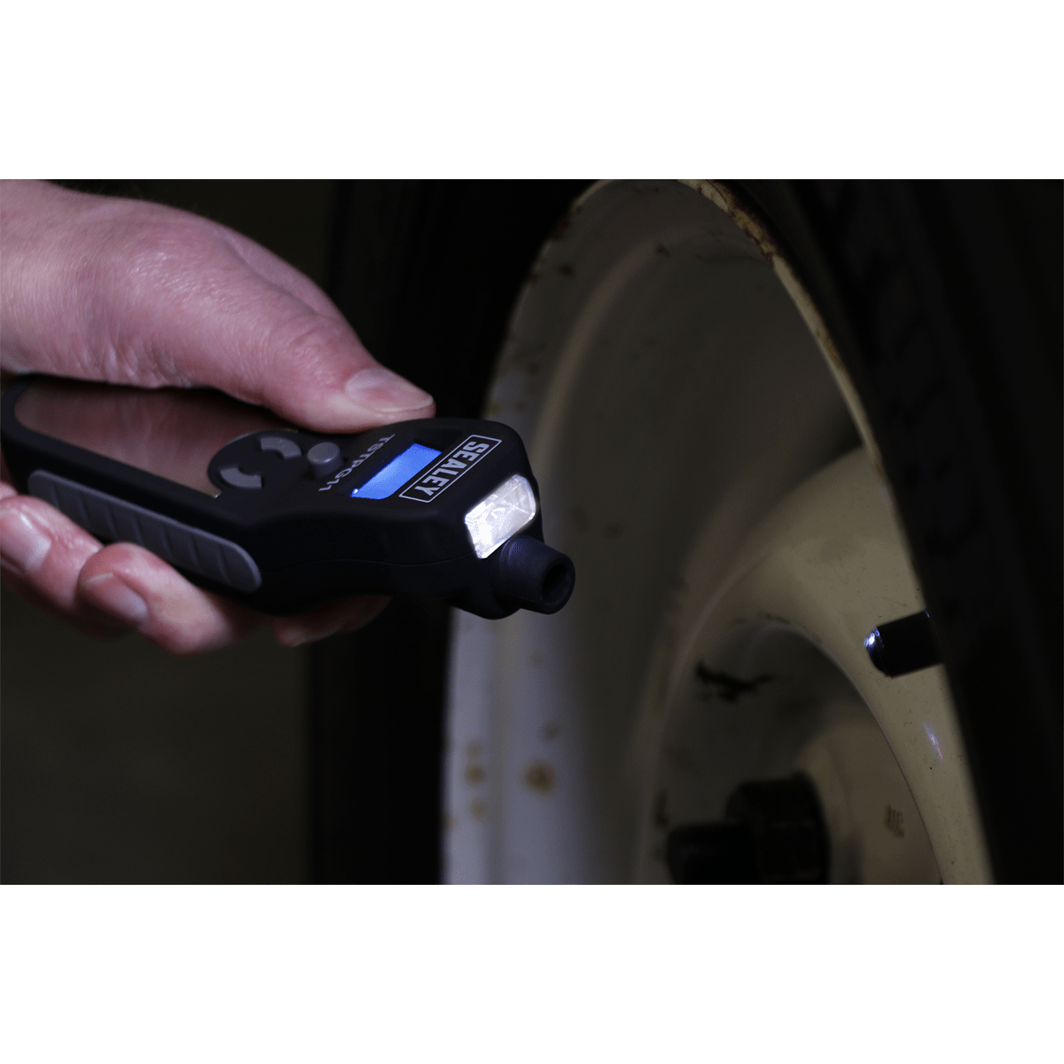 Sealey TSTPG11 Digital Tyre Pressure & Tread Depth Gauge - TSTPG11 - Sealey Tools UK - Trade Counter Direct