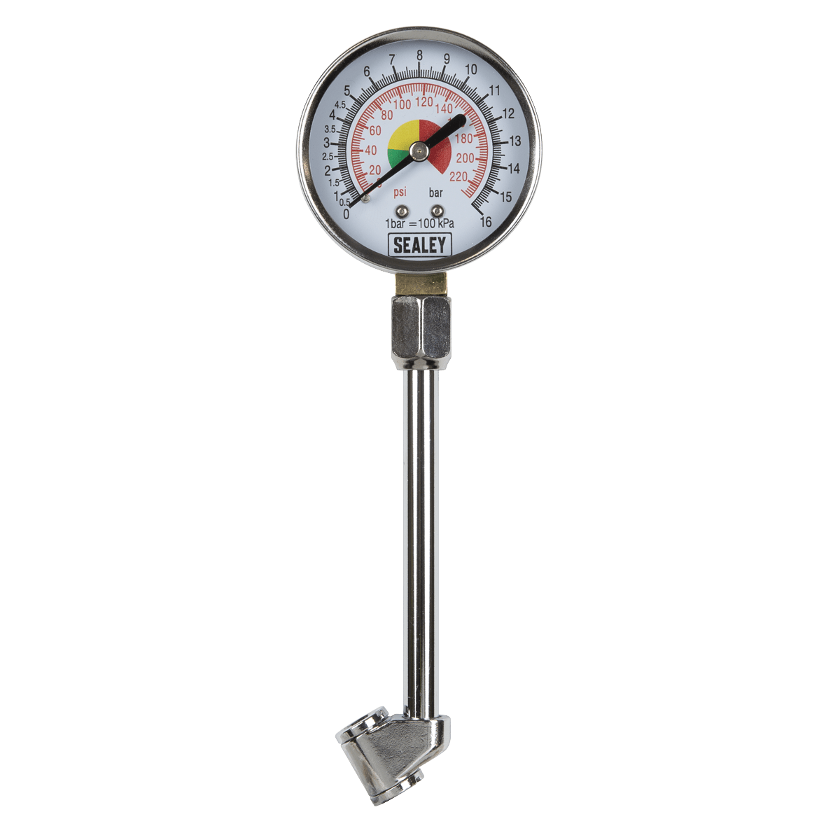 Sealey TSTPG34 Twin Connector Tyre Pressure Gauge - TSTPG34 - Sealey Tools UK - Trade Counter Direct