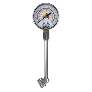Sealey TSTPG34 Twin Connector Tyre Pressure Gauge - TSTPG34 - Sealey Tools UK - Trade Counter Direct