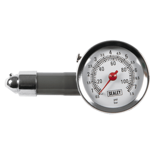 Sealey TSTPG43 Dial Type Pressure Gauge 0-100psi - TSTPG43 - Sealey Tools UK - Trade Counter Direct