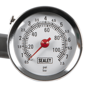 Sealey TSTPG43 Dial Type Pressure Gauge 0-100psi - TSTPG43 - Sealey Tools UK - Trade Counter Direct