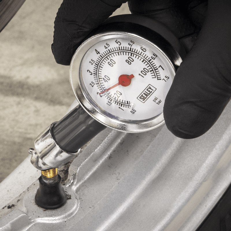 Sealey TSTPG43 Dial Type Pressure Gauge 0-100psi - TSTPG43 - Sealey Tools UK - Trade Counter Direct