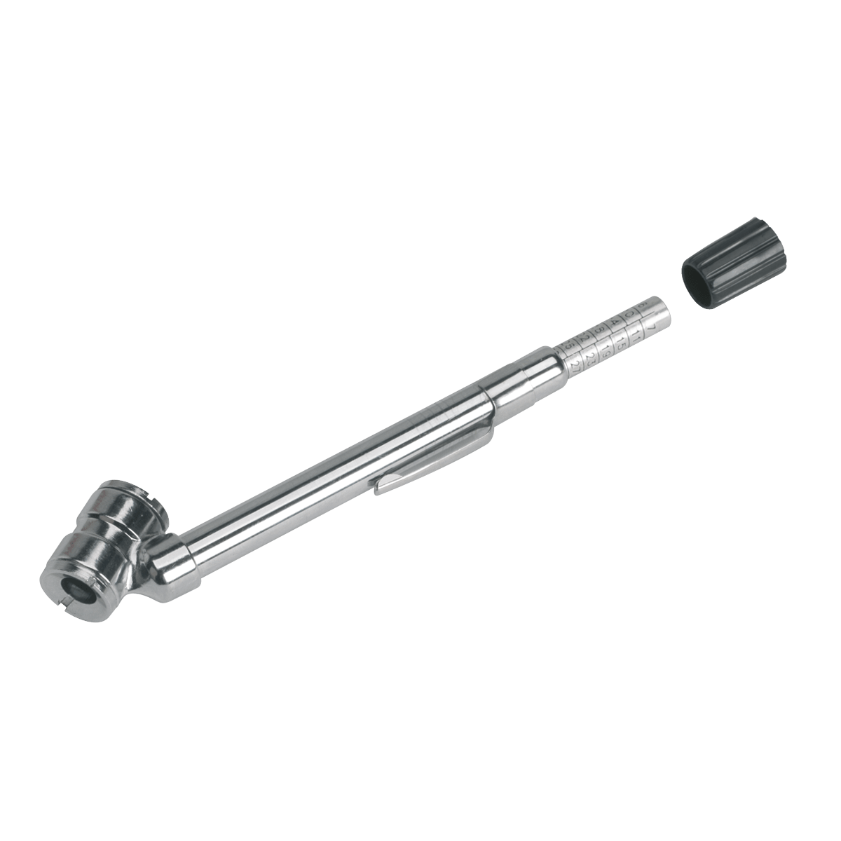 Sealey TSTPG8 Universal Deluxe Tyre Pressure Gauge with Pocket - Clip 6 - 50psi - TSTPG8 - Sealey Tools UK - Trade Counter Direct