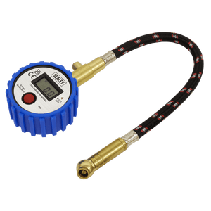 Sealey TST/PG981 Digital Tyre Pressure Gauge with Leader Hose & Quick Release - TST/PG981 - Sealey Tools UK - Trade Counter Direct