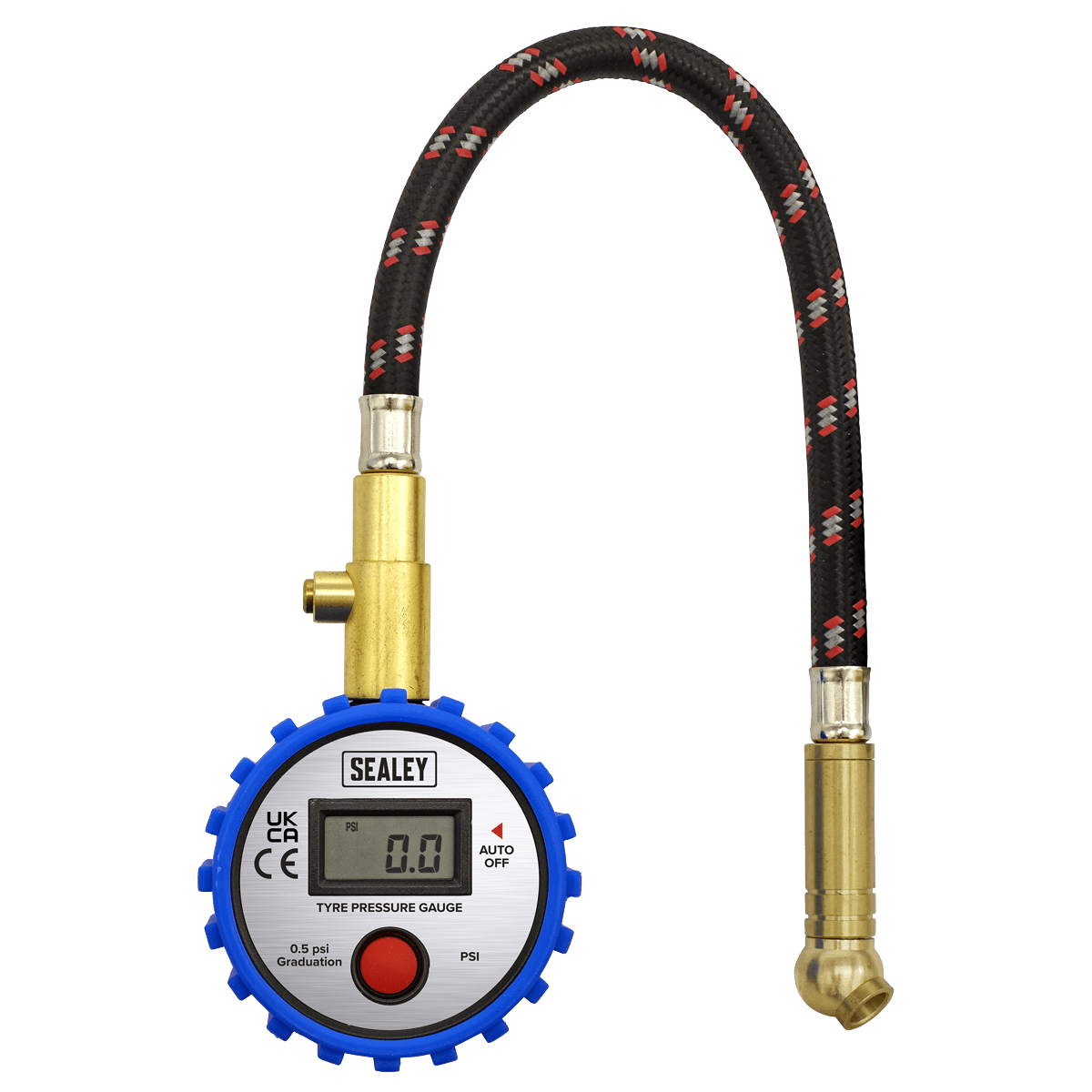 Sealey TST/PG981 Digital Tyre Pressure Gauge with Leader Hose & Quick Release - TST/PG981 - Sealey Tools UK - Trade Counter Direct