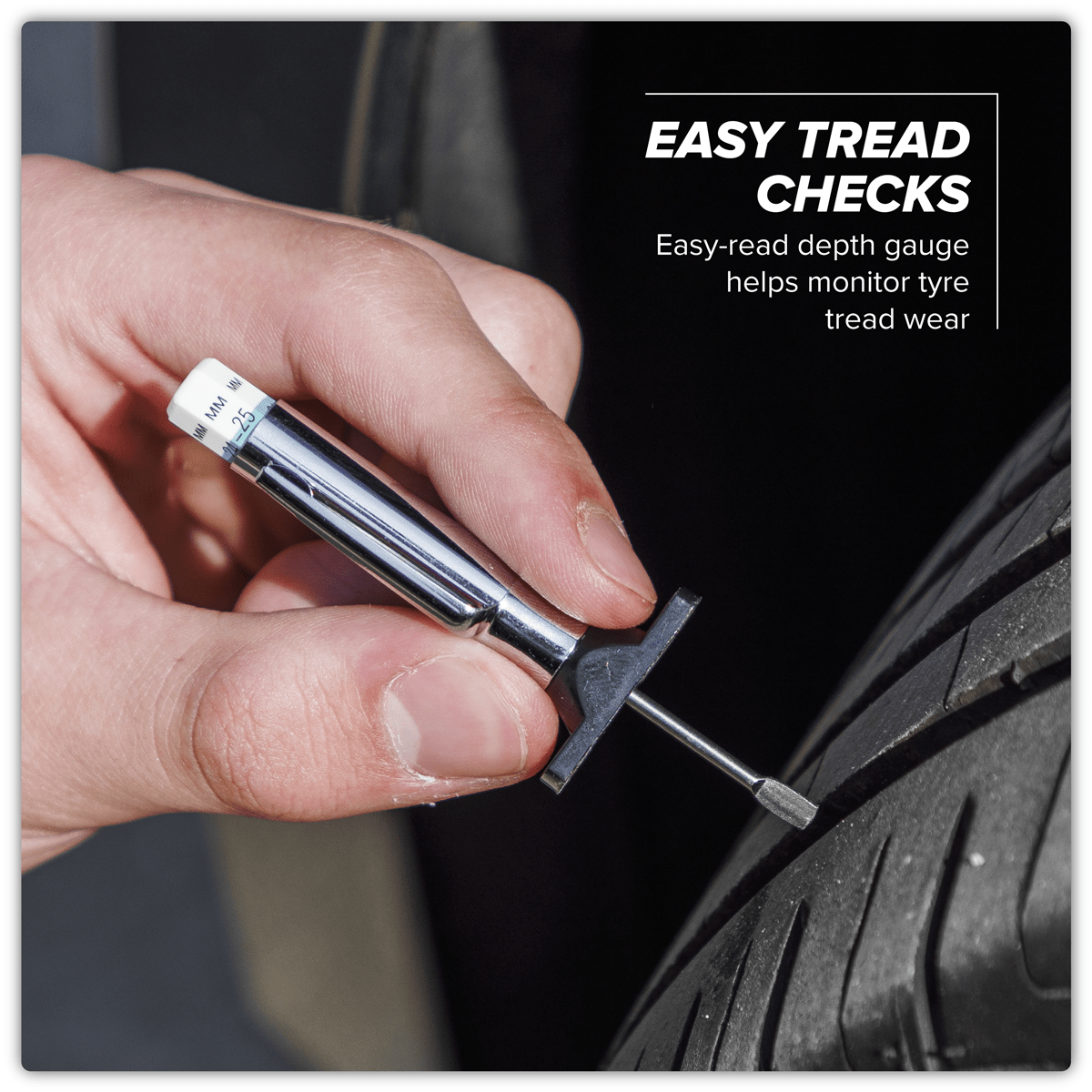 Sealey TST/PGT Tyre Pressure & Tread Depth Gauge Set 2pc - TST/PGT - Sealey Tools UK - Trade Counter Direct