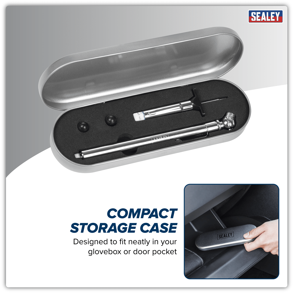 Sealey TST/PGT Tyre Pressure & Tread Depth Gauge Set 2pc - TST/PGT - Sealey Tools UK - Trade Counter Direct
