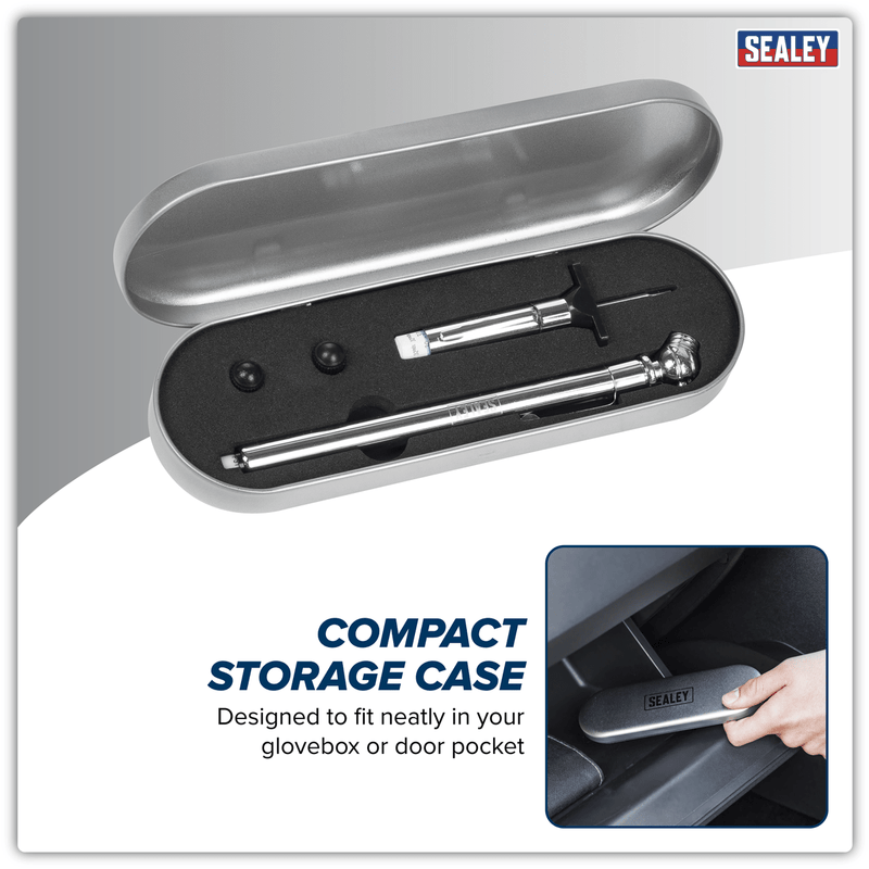 Sealey TST/PGT Tyre Pressure & Tread Depth Gauge Set 2pc - TST/PGT - Sealey Tools UK - Trade Counter Direct