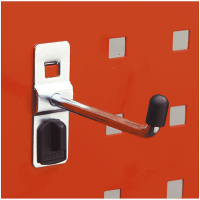 Sealey TTS16 Single Prong Hook 6 x 50mm Vertical End Pack of 5 - TTS16 - Sealey Tools UK - Trade Counter Direct