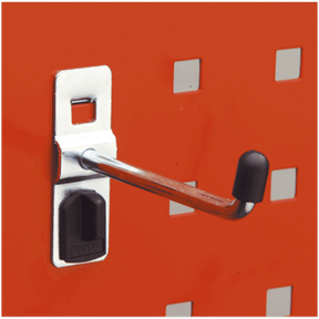 Sealey TTS17 Single Prong Hook 6 x 75mm Vertical End Pack of 5 - TTS17 - Sealey Tools UK - Trade Counter Direct