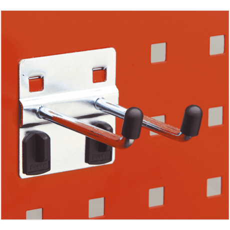 Sealey TTS20 Double Prong Hook 6 x 25mm Angled End Pack of 5 - TTS20 - Sealey Tools UK - Trade Counter Direct
