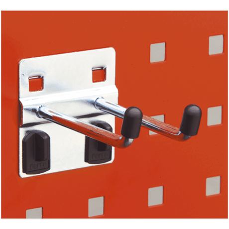 Sealey TTS21 Double Prong Hook 6 x 50mm Angled End Pack of 5 - TTS21 - Sealey Tools UK - Trade Counter Direct
