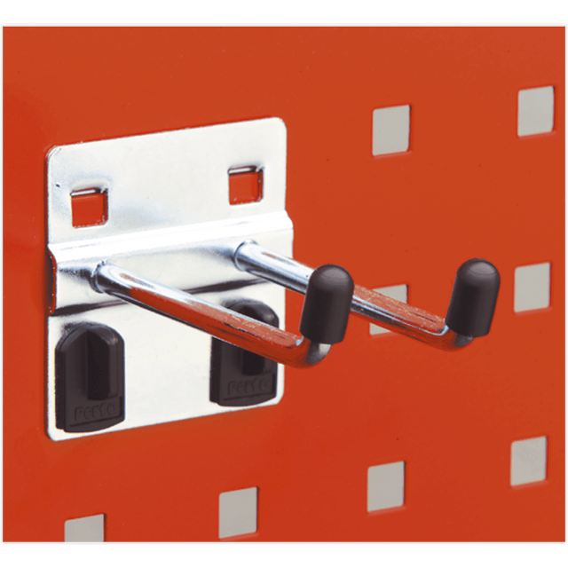 Sealey TTS22 Double Prong Hook 6 x 75mm Angled End Pack of 5 - TTS22 - Sealey Tools UK - Trade Counter Direct