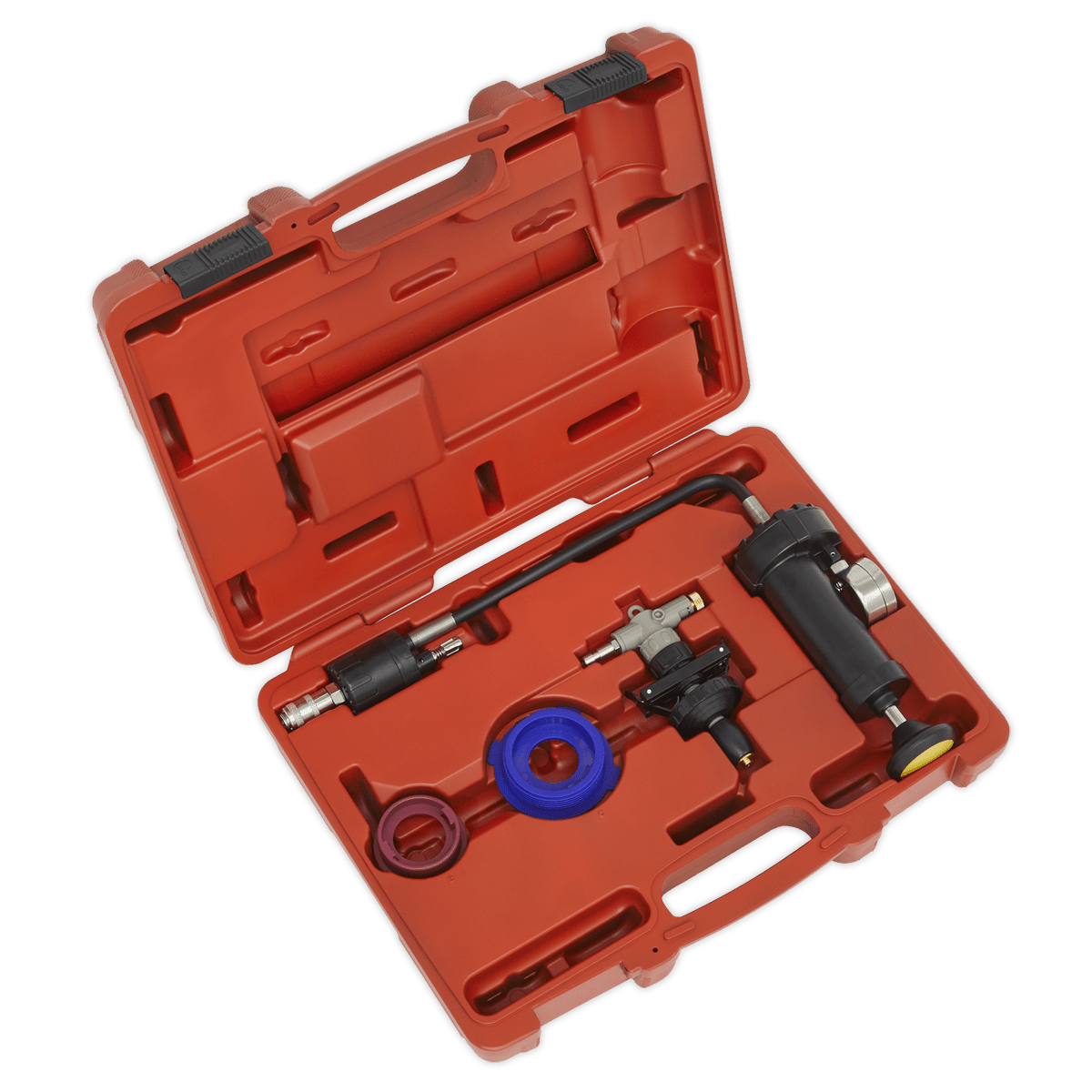 Sealey VS0012 Cooling System Pressure Test Kit 4pc - VS0012 - Sealey Tools UK - Trade Counter Direct