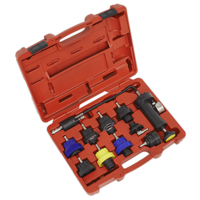 Sealey VS0013 Cooling System Pressure Test Kit 10pc - VS0013 - Sealey Tools UK - Trade Counter Direct