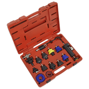 Sealey VS0014 Cooling System Pressure Test Kit 13pc - VS0014 - Sealey Tools UK - Trade Counter Direct