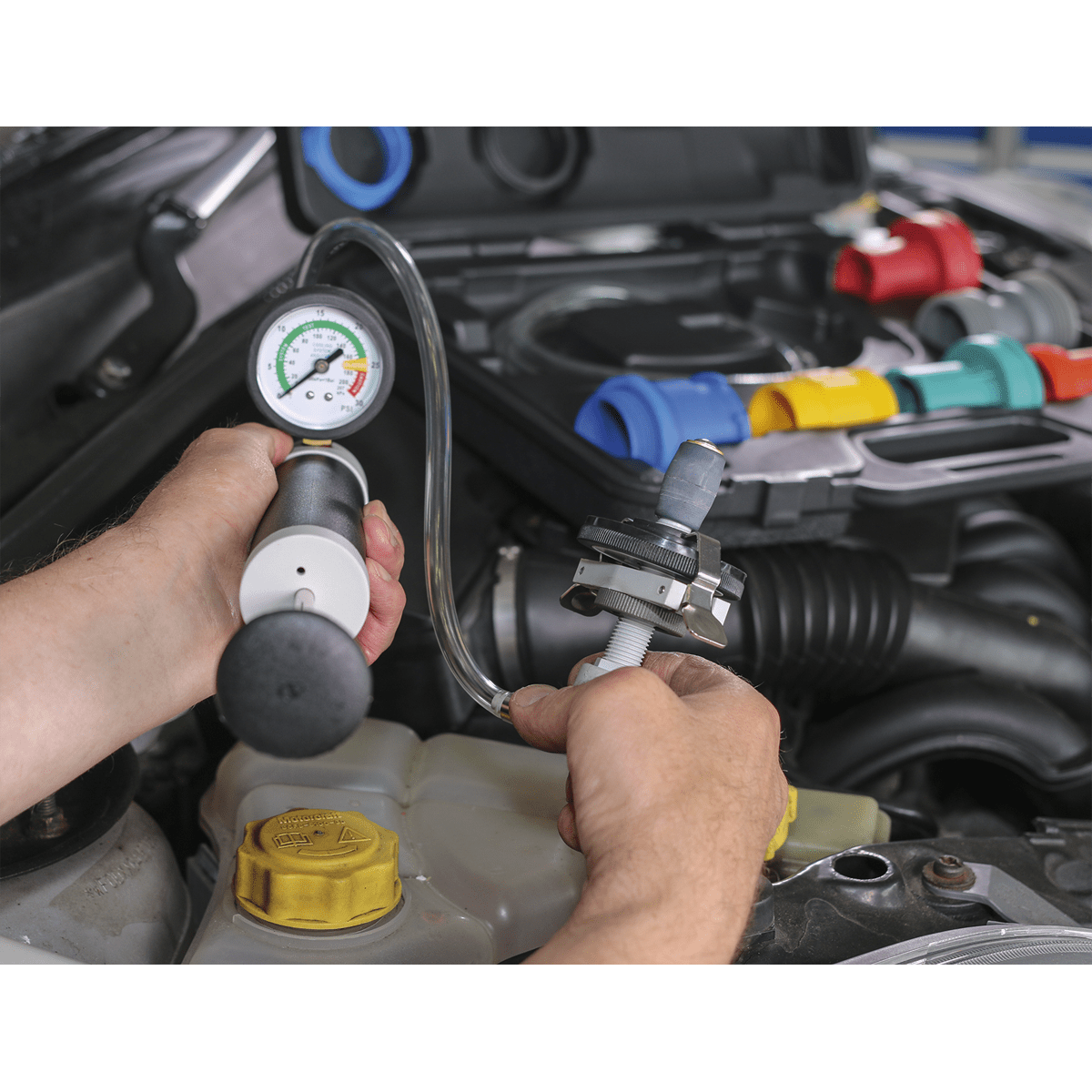 Sealey VS0031 Cooling System & Cap Testing Kit - VS0031 - Sealey Tools UK - Trade Counter Direct