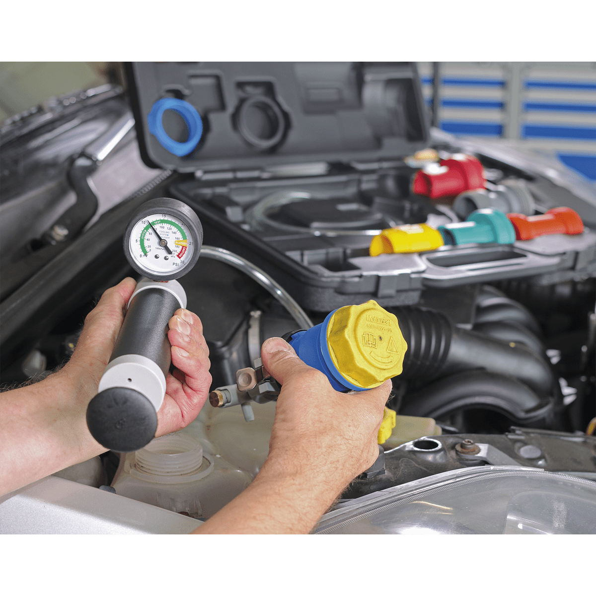 Sealey VS0031 Cooling System & Cap Testing Kit - VS0031 - Sealey Tools UK - Trade Counter Direct