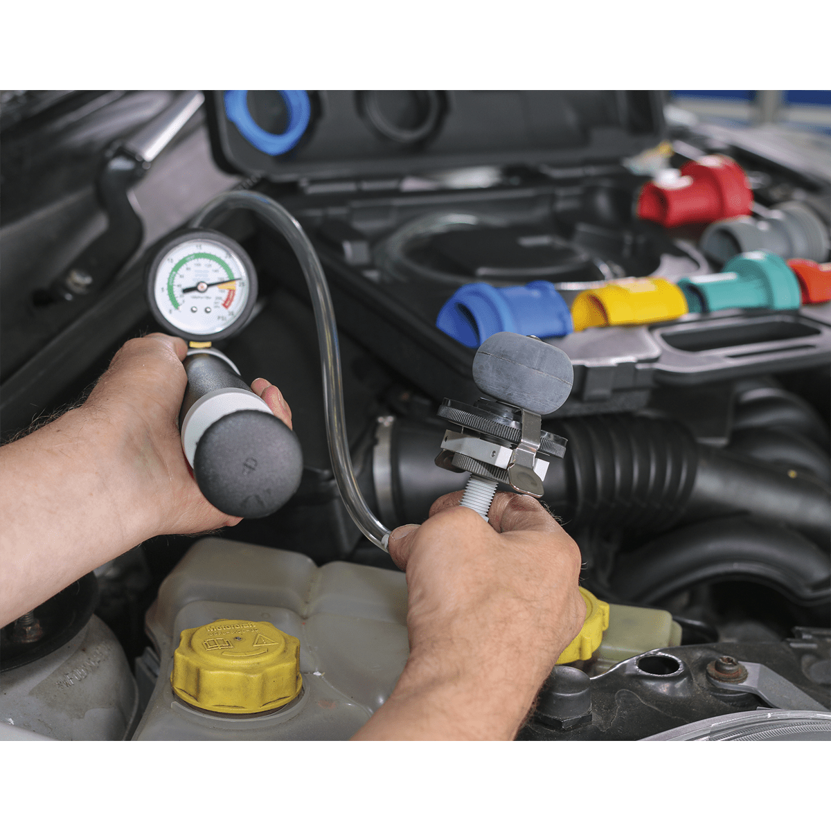 Sealey VS0031 Cooling System & Cap Testing Kit - VS0031 - Sealey Tools UK - Trade Counter Direct
