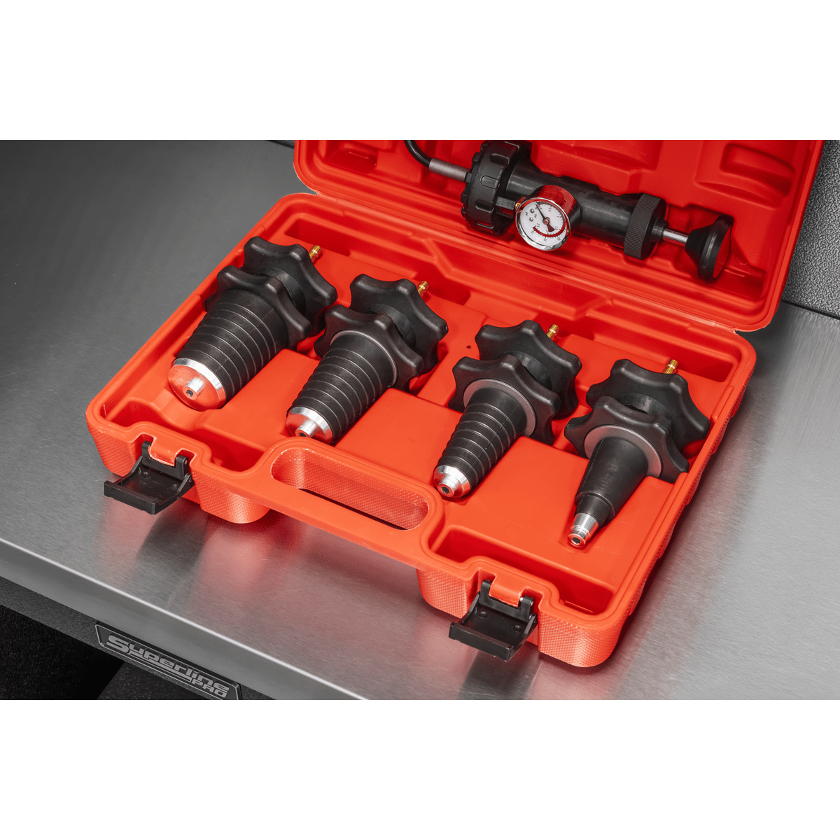 Sealey VS0033 Cooling System Pressure Test Kit 5pc - VS0033 - Sealey Tools UK - Trade Counter Direct