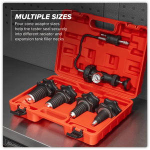 Sealey VS0033 Cooling System Pressure Test Kit 5pc - VS0033 - Sealey Tools UK - Trade Counter Direct