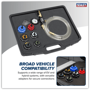 Sealey VS0047 EV/Hybrid Cooling System Vacuum Purge & Refill Kit - VS0047 - Sealey Tools UK - Trade Counter Direct