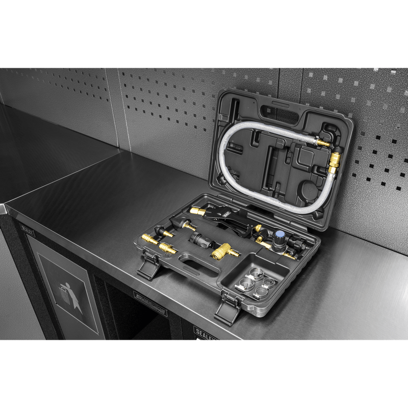 Sealey VS0055 Pulsating Cooling System Flush Tool Set - VS0055 - Sealey Tools UK - Trade Counter Direct