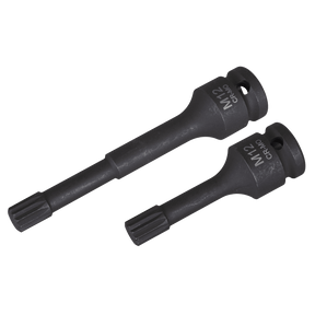 Sealey VS0100 M12 Wheel Bearing Hub Spline Socket Bits for VAG 2pc - VS0100 - Sealey Tools UK - Trade Counter Direct