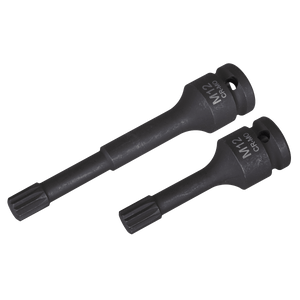 Sealey VS0100 M12 Wheel Bearing Hub Spline Socket Bits for VAG 2pc - VS0100 - Sealey Tools UK - Trade Counter Direct