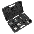Sealey VS0204C Brake & Clutch Pressure Bleeder Cap Set 7pc - VS0204C - Sealey Tools UK - Trade Counter Direct
