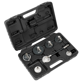 Sealey VS0204C Brake & Clutch Pressure Bleeder Cap Set 7pc - VS0204C - Sealey Tools UK - Trade Counter Direct