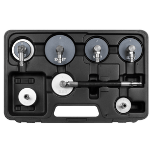 Sealey VS0204C Brake & Clutch Pressure Bleeder Cap Set 7pc - VS0204C - Sealey Tools UK - Trade Counter Direct
