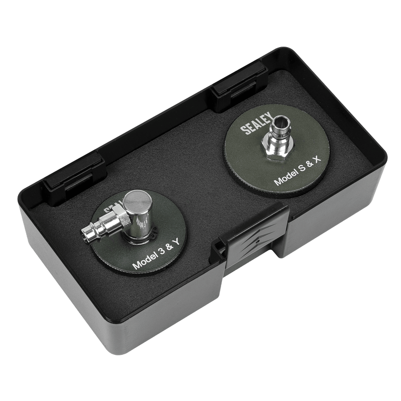 Sealey VS0204T Brake Pressure Bleeder Cap Set for Tesla - VS0204T - Sealey Tools UK - Trade Counter Direct