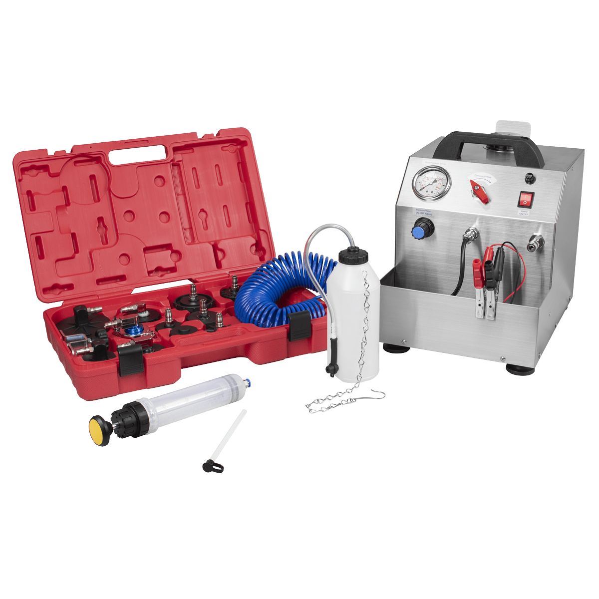 Sealey VS0207 Brake & Clutch Pressure Bleeder Kit 12V - VS0207 - Sealey Tools UK - Trade Counter Direct