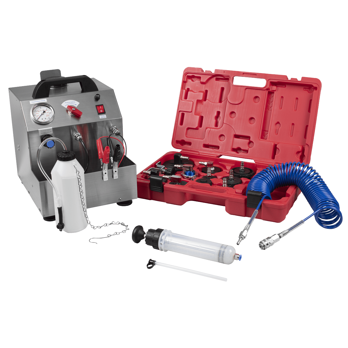 Sealey VS0207 Brake & Clutch Pressure Bleeder Kit 12V - VS0207 - Sealey Tools UK - Trade Counter Direct