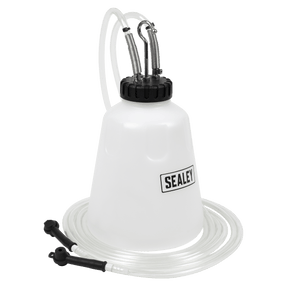 Sealey VS0218 2L High Flow Twin Pipe Brake Bleed Bottle - VS0218 - Sealey Tools UK - Trade Counter Direct