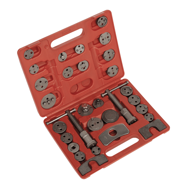 Sealey VS0285 Brake Piston Wind-Back Tool Kit 30pc - VS0285 - Sealey Tools UK - Trade Counter Direct