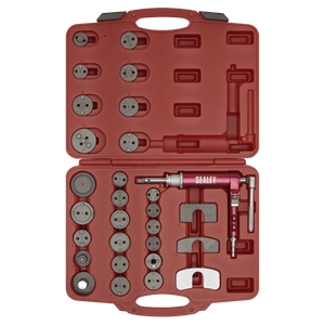 Sealey VS0286 Air Operated Brake Piston Wind-Back Tool Kit 29pc - VS0286 - Sealey Tools UK - Trade Counter Direct