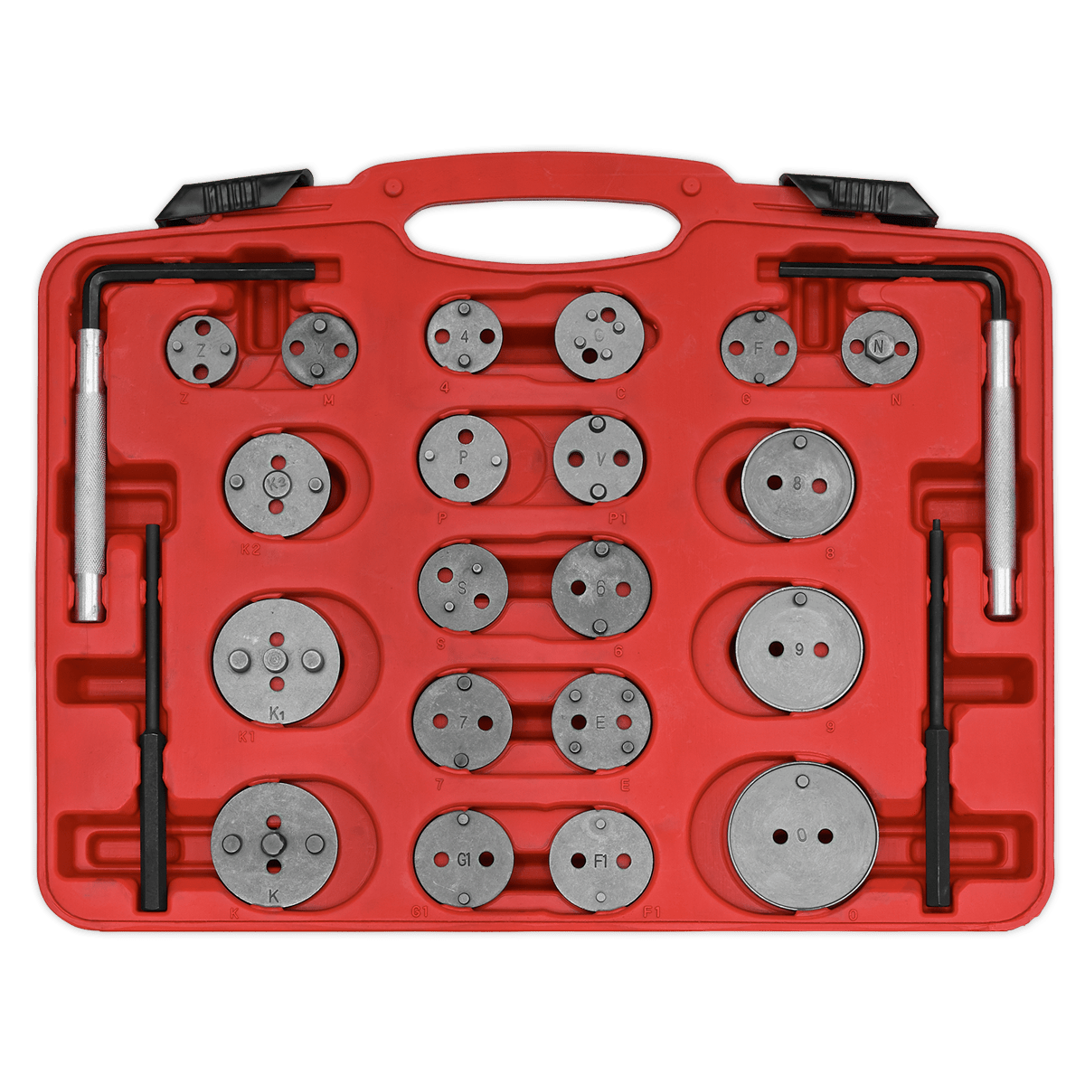 Sealey VS0287 Brake Piston Wind-Back Tool Kit 50pc - VS0287 - Sealey Tools UK - Trade Counter Direct