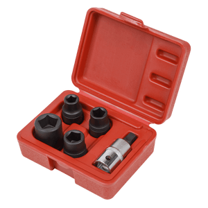 Sealey VS0464 Brake Caliper Socket Set 1/2"Sq Drive 5pc - VS0464 - Sealey Tools UK - Trade Counter Direct