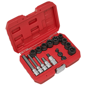 Sealey VS0465 Brake Caliper Socket Set 17pc - VS0465 - Sealey Tools UK - Trade Counter Direct