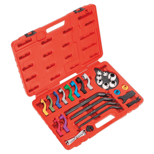 Sealey VS0557 Fuel & Air Conditioning Disconnection Tool Kit 27pc - VS0557 - Sealey Tools UK - Trade Counter Direct