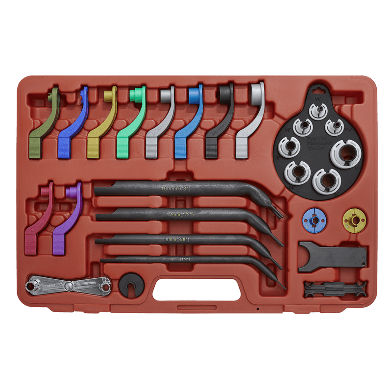Sealey VS0557 Fuel & Air Conditioning Disconnection Tool Kit 27pc - VS0557 - Sealey Tools UK - Trade Counter Direct