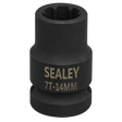 Sealey VS0985 Brake Caliper Socket 1/2"Sq Drive 14mm 7-Point - VS0985 - Sealey Tools UK - Trade Counter Direct