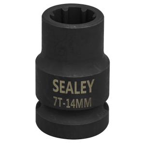 Sealey VS0985 Brake Caliper Socket 1/2"Sq Drive 14mm 7-Point - VS0985 - Sealey Tools UK - Trade Counter Direct