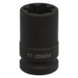 Sealey VS0986 Brake Caliper Socket 1/2"Sq Drive 20mm 7-Point - VS0986 - Sealey Tools UK - Trade Counter Direct