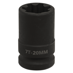 Sealey VS0986 Brake Caliper Socket 1/2"Sq Drive 20mm 7-Point - VS0986 - Sealey Tools UK - Trade Counter Direct